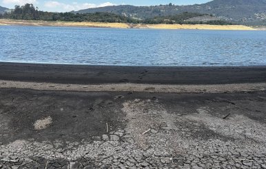 Embalse que nutre a Bogotá con niveles muy bajos