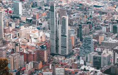 Imagen panorámica de Bogotá
