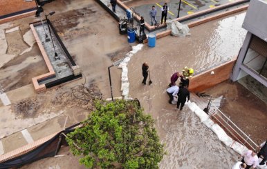 Suspensión de agua en Usaquén por rompimiento de tubo de agua
