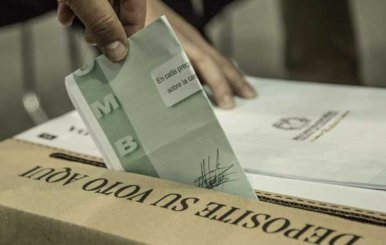 Urna de votación 
