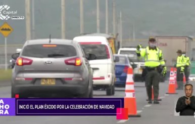 Imagen alusiva a la salida vehicular de Bogotá. 