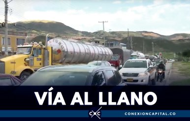 Continúa el cierre preventivo de la vía Bogotá -Villavicencio