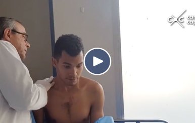 Médicos salvan la vida de un joven que estuvo a un centímetro de morir