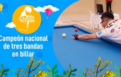 Cristhian Henao, campeón nacional de billar,