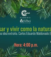 Pensar y vivir como la naturaleza: una idea extraña Portada charla Pensar y vivir como la naturaleza: una idea extraña