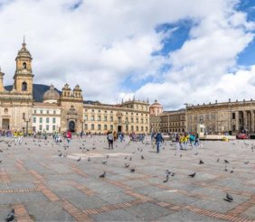 Plaza de Bolívar en Bogotá